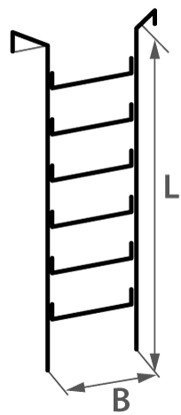 Лестница водосточная ВЛ размеры по чертежам